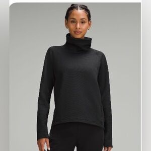 Lululemon Waffle Knit Funnel Neck long sleeve